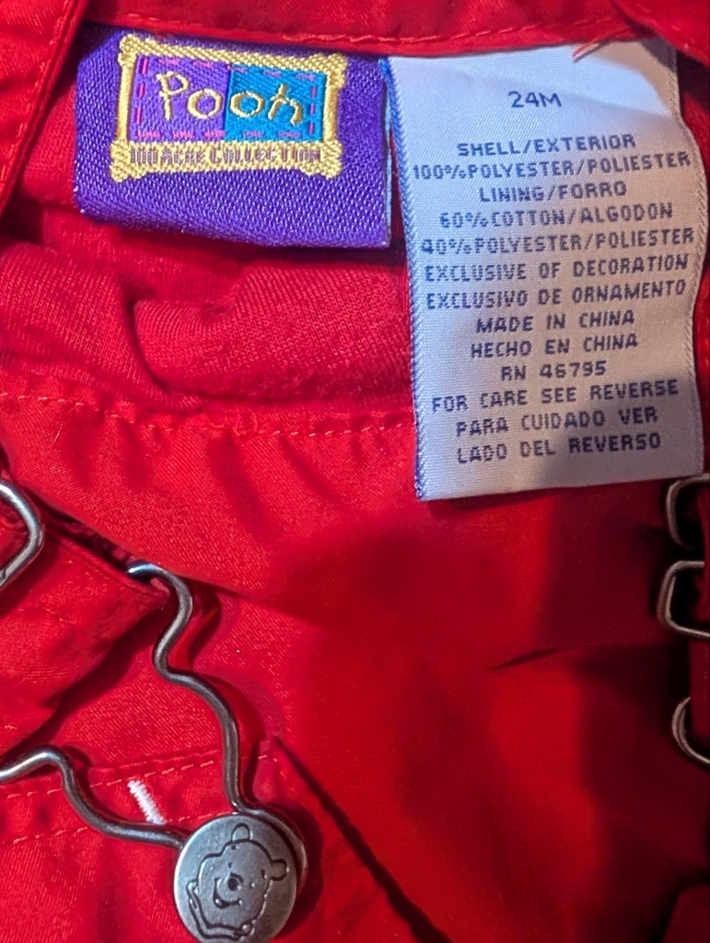 Vintage Y2K Winnie The Pooh Short Overalls - Picture 8 of 8